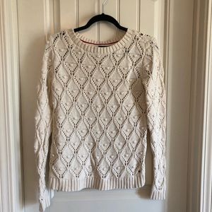 Tommy Hilfiger Crew Neck Cream Sweater